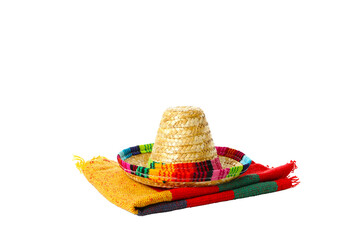 Concept of Cinco de mayo, isolated on white background