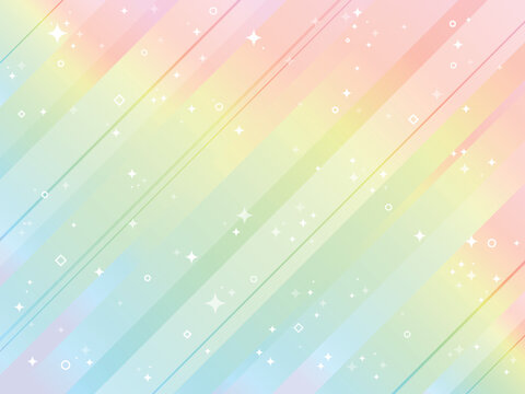 グラデーション 七色 虹色 レインボー 背景素材 バックグラウンド 背景画像 ポップ キラキラ 輝き 夢