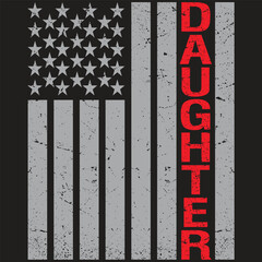 USA Flag Daughter