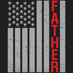 USA Flag Father