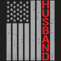 USA Flag Husband