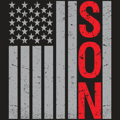 USA Flag Son