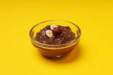 Tasty and delicious sweet food concept - chocolate paste