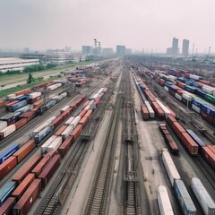Container Harbor Operations. generative ai