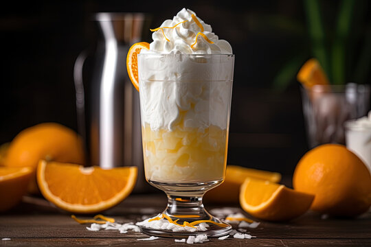 Coconut Creamsicle. A creamy, indulgent cocktail