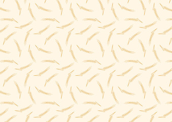 Wheat pattern wallpaper. oat symbol. free space for text. rice sign. Rice pattern wallpaper.