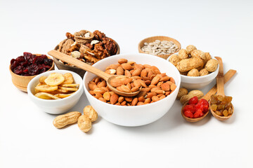 Tasty food concept - delicious dried fruits, tasty dried food