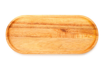 Empty kitchen board isolated on white background