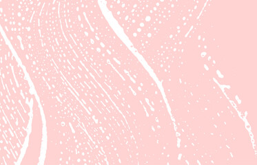Fototapeta na wymiar Grunge texture. Distress pink rough trace. Gorgeou