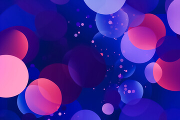 Colorful circle background for logos and posters, in purple and navy, with an abstract and creative style