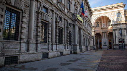 Fototapeta na wymiar Palazzo Marino, Milan, Italy