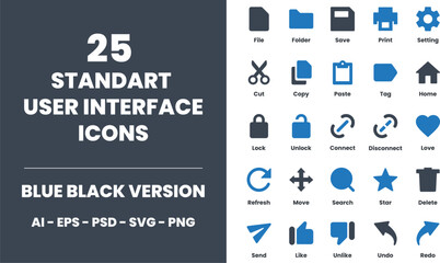 Standard User Interface Icons