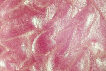 Glowing pink mermaid shimmering cosmetic miracle texture gel body spray