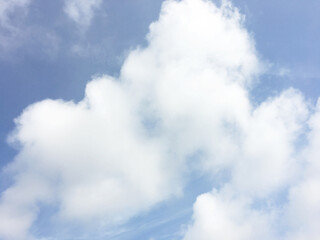 Cloudy with bright sky background