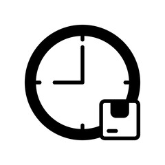 Estimated Time of Package Arrival icon, estimated package delivery.