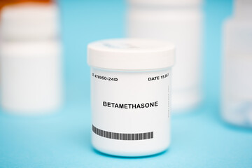Betamethasone medication In plastic vial