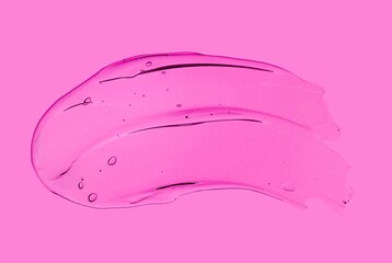 Liquid purple pink mask foam gel cosmetic smudge texture
