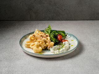 pasta with chicken and vegetables