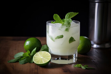Coconut Mojito. A creamy twist on a traditional mojito