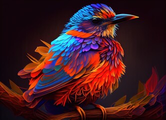 Obraz premium Beautiful Bird, perdect and wonderful