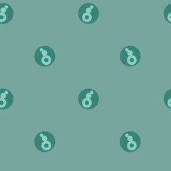 Vector green circles pattern background. Perfect for fabric, scrapbooking, wallpaper projects