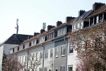 Wohngebäude , Reihenhäuser, Mehrfamilienhäuser, Bremen, Deutschland