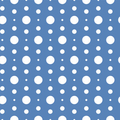 Vector white polka dots pattern background. Perfect for fabric, scrapbooking, wallpaper projects