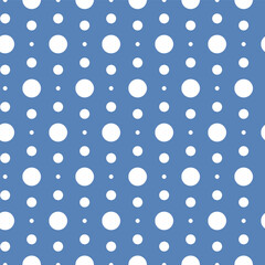 Vector white polka dots pattern background. Perfect for fabric, scrapbooking, wallpaper projects