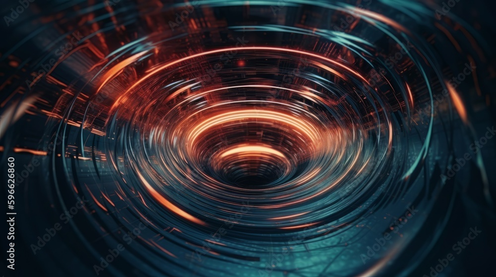 Poster Modern Abstract Background with Ample Copy space. Generative ai