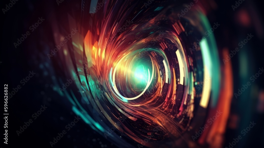 Poster Modern Abstract Background with Ample Copy space. Generative ai