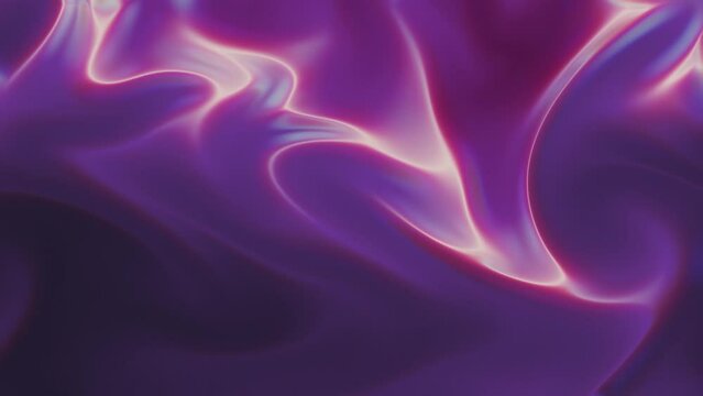Purple Background With White Lightning Effect On The Surface. Abstract Liquid Visuals.