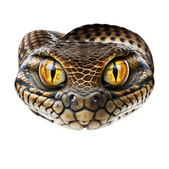 anaconda head isolated on white background