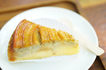 Fruit cake in coffee cafe