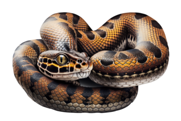 boa constrictor isolated on white background