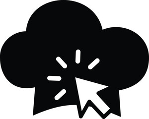 Obraz premium Click Cheff Cloud Logo