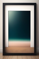 empty frame on wall