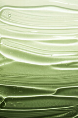 Liquid gel cosmetic smudge green