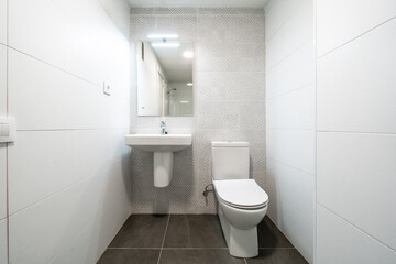 Naklejka na ściany i meble bathroom with toilet