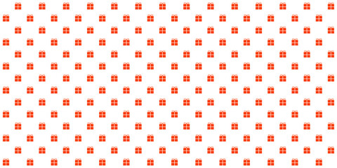 Fototapeta premium Geschenke rot auf weiß - Hintergrund für Weihnachten oder Geburtstagskarte