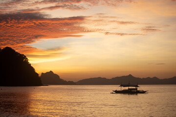 Obraz premium Holidays in in the remote islands of Palawan