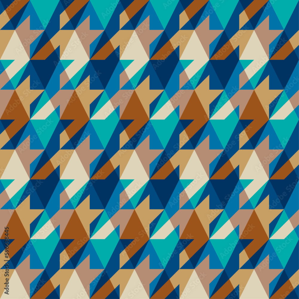 Poster Argyle seamless vector pattern background. Pattern of a rhombuses.
