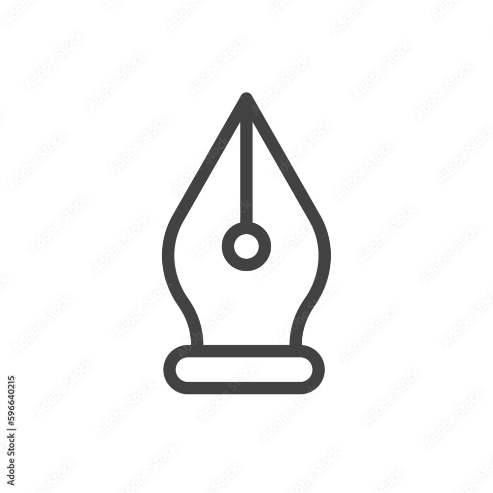 Aufkleber outline style ui icons education and school class collection. vector black linear illustration. pen 