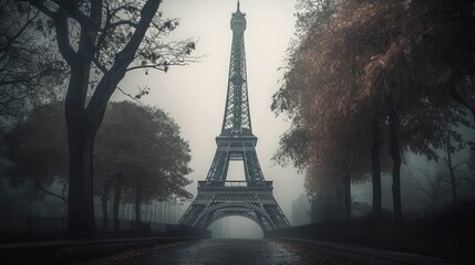 The Iconic Eiffel Tower Through the Lens of Generative AI