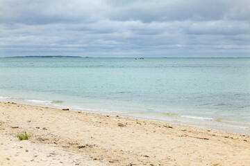 沖縄県南城市の百名ビーチの風景