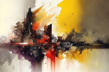 Abstract color art illustration painting background