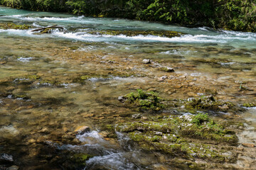 Vintgar Gorges near Bled in Slovenia