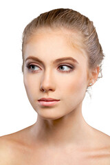 Fototapeta premium Closeup of a Beautiful Woman