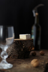 Still life with cheese.