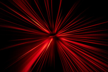 Fototapeta premium speed light line motion blur on dark background