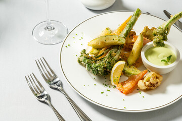 Tempura vegetables